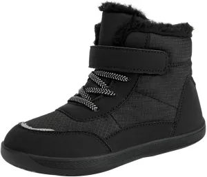 214years Kids Booties Fuzzy Lined Winter Warm Lace-Up Boots Toddler Cozy aterproof Snowboots Sneaker Plush Boots