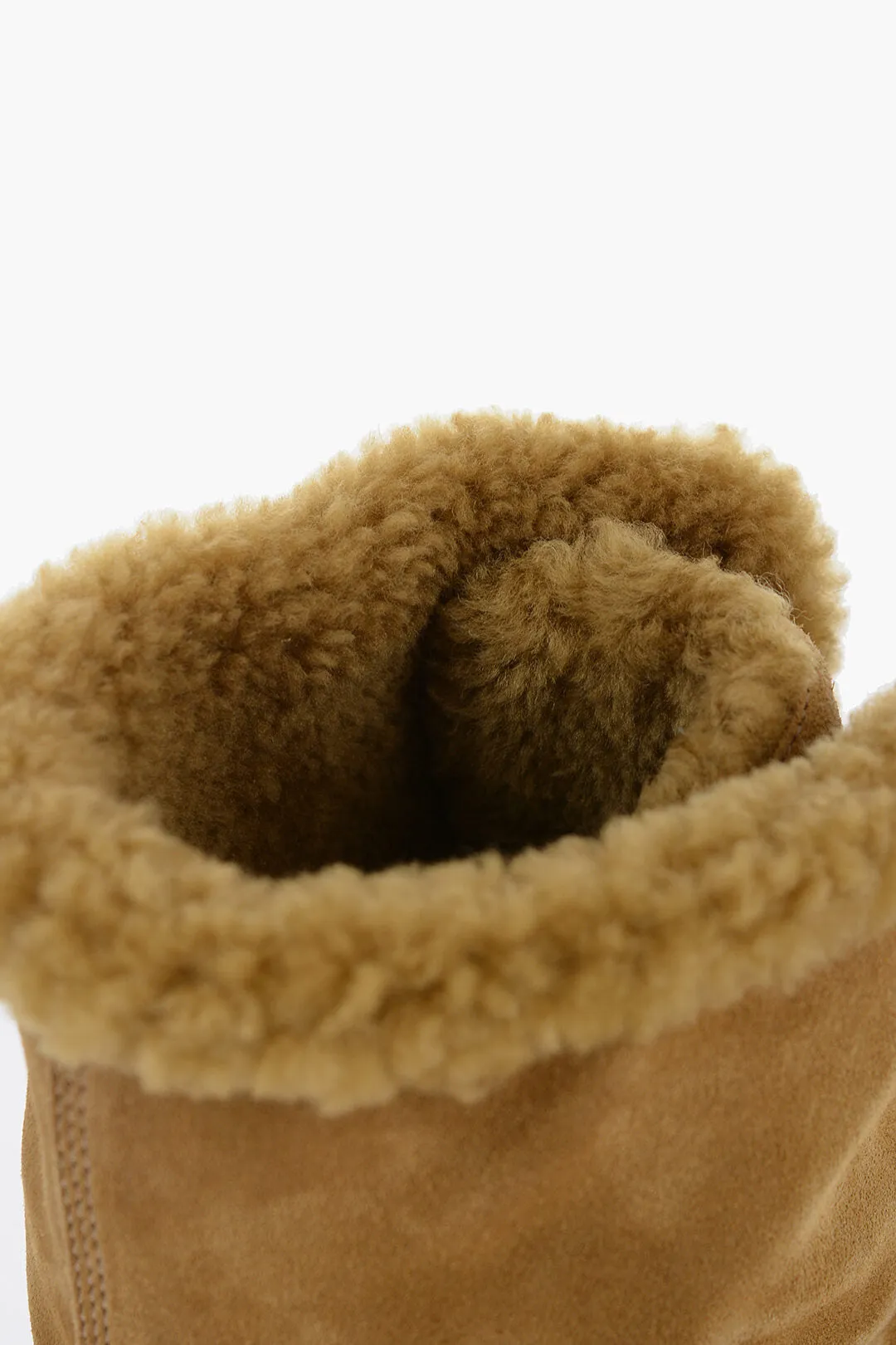 Burberry Chunky Sole Shearling Boots