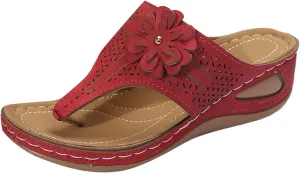 Eduavar Orthopedic Sandals for Women, Womens Sandals Comfortable Flip Flops with Arch Support Summer Beach Sandals Slippers