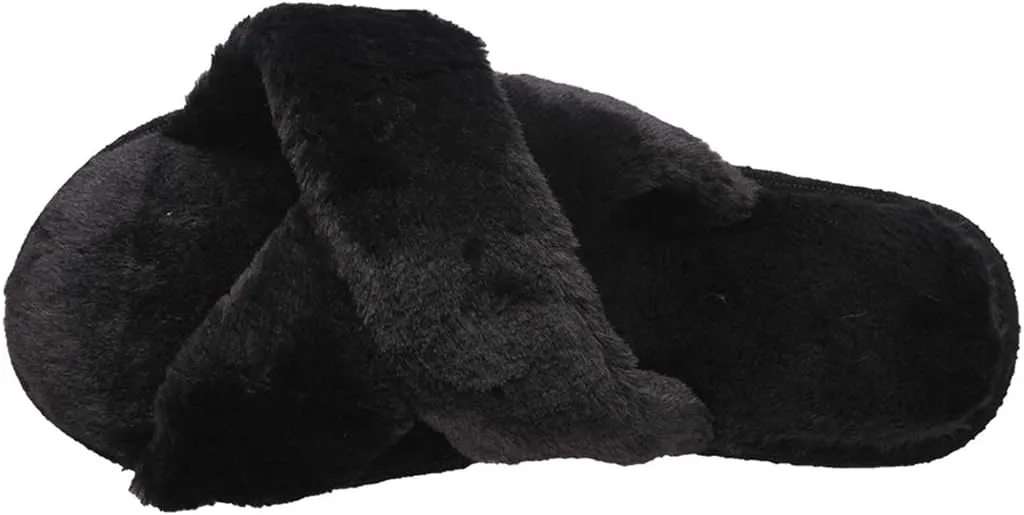 Home Slipper Cozy Slippers Women's Light House Indoor Slippers Fuzzy Cross/Open Toe Slippers