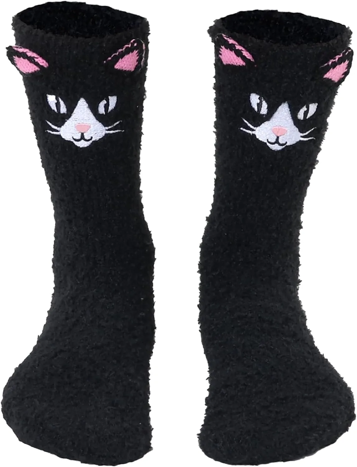 Living Royal Fuzzy Socks and Slippers - Cute and Creative Unique Designs Warm and Soft Comfy Grips on Bottom 100% Polyester