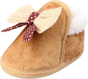 Toddler Sock Shoes Baby Girls Boys Warm Shoes Booties Soft Cozy Short Boots Infant Toddler Baby Walking Shoes