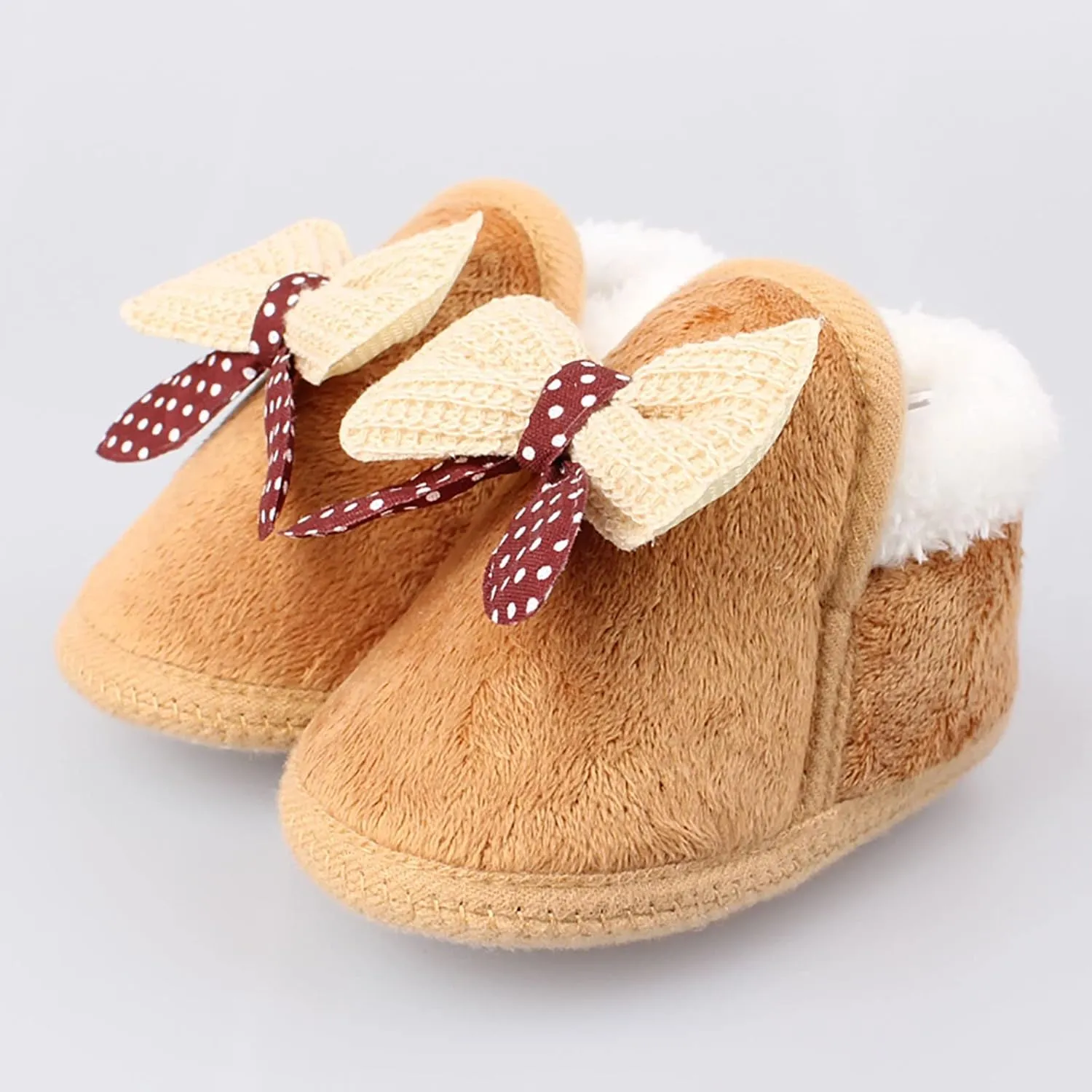 Toddler Sock Shoes Baby Girls Boys Warm Shoes Booties Soft Cozy Short Boots Infant Toddler Baby Walking Shoes