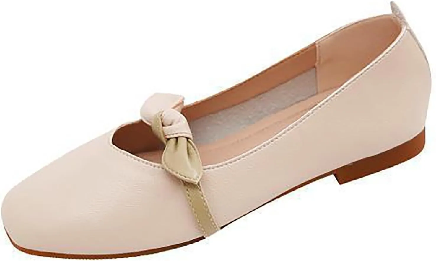 Womens Flats Leisure Shoes Dressy Casual Slip-on Penny Loafers for Business Office Slip On Comfort Walking Shoes Comfy Faux Leather Driving Loafer Shoes